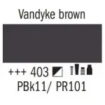 TALENS AMSTERDAM COLOUR ACRYLIC 1000ml 403 - VANDYKE BROWN