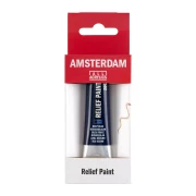 AMSTERDAM RELIEF PAINT 20ML DEEP BLUE