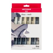 TALENS AMSTERDAM ZESTAW 12X20ML GREY COLORS