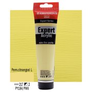 AMSTERDAM EXPERT ACRYLIC 150ml PERMANENT LEMON YELLOW LIGHT 217