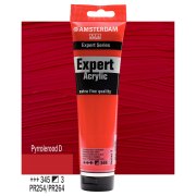 AMSTERDAM EXPERT ACRYLIC 150ml PYRROLE RED DEEP 345