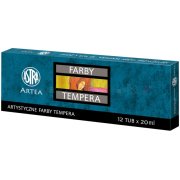 ASTRA farby tempery - 12 kol po 20 ml.