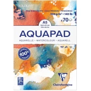 Blok akwarelowy GOLDLINE AQUA A5 70 arkuszy 300g CLAIREFONTAINE