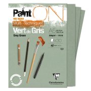 Clairefontaine blok "Paint Grey Green" A5 30ark. 250g