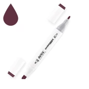 Chromax Marker z podwójną końcówką 01 Wine Red