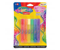 COLORINO Klej brokatowy rainbow 6x10,5 ml 