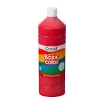 CREALL BASIC COLOR - farba plakatowa 1l - czerwona jasna