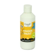 CREALL Fingerpaint farba do malowania palcami  250ml - BIAŁA - bez konserwantów