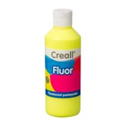 CREALL FLUOR COLOR - farba plakatowa fluorescencyjna 250 ml - żółta