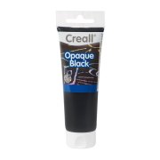 CREALL OPAQUE 120 ml Black - farba do pokrywania obrazków i wydrapywania