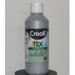 CREALL TEX SILVER 80ml - srebrna farba do tkanin