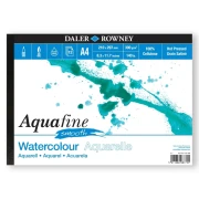 DALER ROWNEY BLOK AQUAFINE A4/12A 300G HOT PRESS.