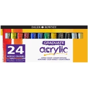 DALER ROWNEY GRADUATE ACRYLIC ZESTAW 24X22 ML