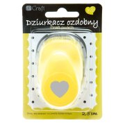 DP CRAFT DZIURKACZ OZDOBNY 2,5CM SERCE