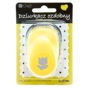 DP CRAFT DZIURKACZ OZDOBNY 2,5CM TULIPAN