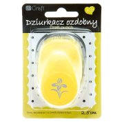 DP CRAFT DZIURKACZ OZDOBNY 2,5CM SASANKA