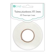 Dp Craft Taśma piankowa 3D 2 mm, 0,5 cm x 2,2 m