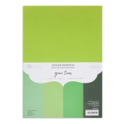 DP CRAFT ZESTAW PAPIERÓW A4 220 G GREEN TONES