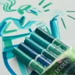 TALENS ECOLINE BRUSHPEN X5 GREEN BLUE