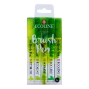 TALENS ECOLINE BRUSHPEN X5 GREEN