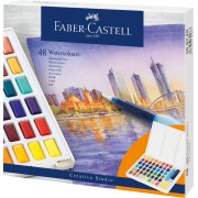 FABER CASTELL FARBY AKWARELOWE 24 KOLORÓW KOSTKA 