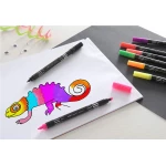 FABER CASTELL FLAMASTRY DWUSTRONNE 10KOL.ETUI NEON