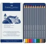 Faber-Castell Goldfaber Aqua - kredki 12 kol met