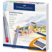 FABER-CASTELL GOLDFABER AQUA KREDKI STUDIO-BOX