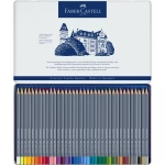 FABER-CASTELL GOLDFABER AQUA KREDKI 36 KOL. METALOWE PUDEŁKO