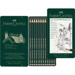 FABER CASTELL OŁÓWKI 9000 DESIGN 5B-5H METALOWE OPAKOWANIE