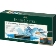 FABER-CASTELL PISAKI AKWARELOWE DURER DWUSTRONNE 5 SZT