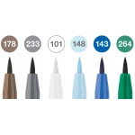 FABER-CASTELL PITT ARTIST PEN SET WINTER 6 SZT