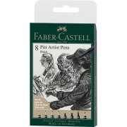 FABER-CASTELL PITT ARTIST PEN SET 8 SZTUK W ETUI