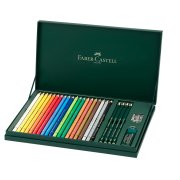 FABER-CASTELL POLYCHROMOS SET 20 KOL + AKCESORIA