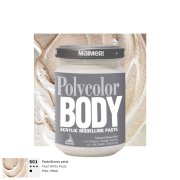 FARBA AKRYLOWA POLYCOLOR body 140 ml 801 PEARL WHITE PASTE