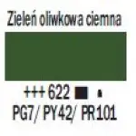 Farba akrylowa TALENS AMSTERDAM 120ml 622 - OLIVE GREEN DEEP