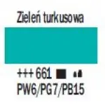 Farba akrylowa TALENS AMSTERDAM 120ml 661 - TURQUOISE GREEN