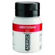 Farba akrylowa TALENS AMSTERDAM 500ml 105 - TITANIUM WHITE