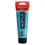 Farba akrylowa TALENS AMSTERDAM 120ml 522 - TURQUOISE BLUE