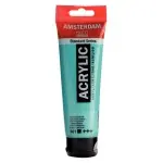 Farba akrylowa TALENS AMSTERDAM 120ml 661 - TURQUOISE GREEN