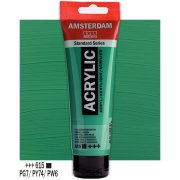 Farba akrylowa TALENS AMSTERDAM 120ml 615 - EMERALD GREEN