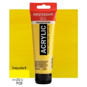 Farba akrylowa TALENS AMSTERDAM 120ml 272 - TRANSPARENT YELLOW MEDIUM