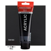 Farba akrylowa TALENS AMSTERDAM 120ml 735 - OXYDE BLACK