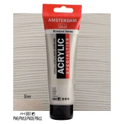 Farba akrylowa TALENS AMSTERDAM 120ml 800 - SILVER