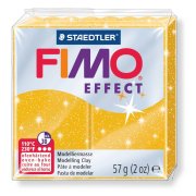 FIMO Effect 57 g - złoty brokatowy