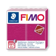 FIMO LEATHER EFFECT 57 g - AMARANTOWA