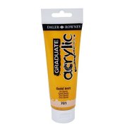 GRADUATE ACRYLIC METALLIC GOLD IMIT 120ML