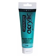 GRADUATE ACRYLIC METALLIC GREEN 120ML