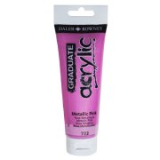 GRADUATE ACRYLIC METALLIC PINK 120ML