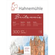 HAHNEMUHLE BRITANNIA Blok do akwareli 300g 17x24 cm, 12 ark. 